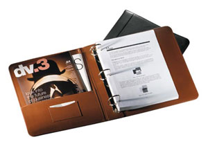 leather and vinyl, leather binder, save, retail price, d-ring