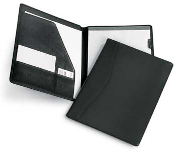 leather portfolio, leather padfolio, leather and vinyl, eurostyle journal, leather journal