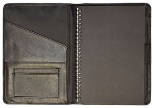 faux leather classic journal with refillable journal insert