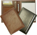 leather wallet journals