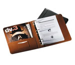 leather d-ring binder, leather d-ring, dring, 2 inch binder