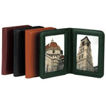 leather picture frame, double leather frame, 4x6 frame, 4x6 leather picture frame