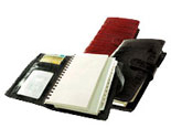 crocodile grained leather planner