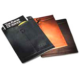 leather manila envelope, leather envelope, leather journals