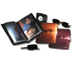 leather travel photo album, photo album, leather album, leather photo album