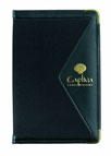 black vinyl padfolio